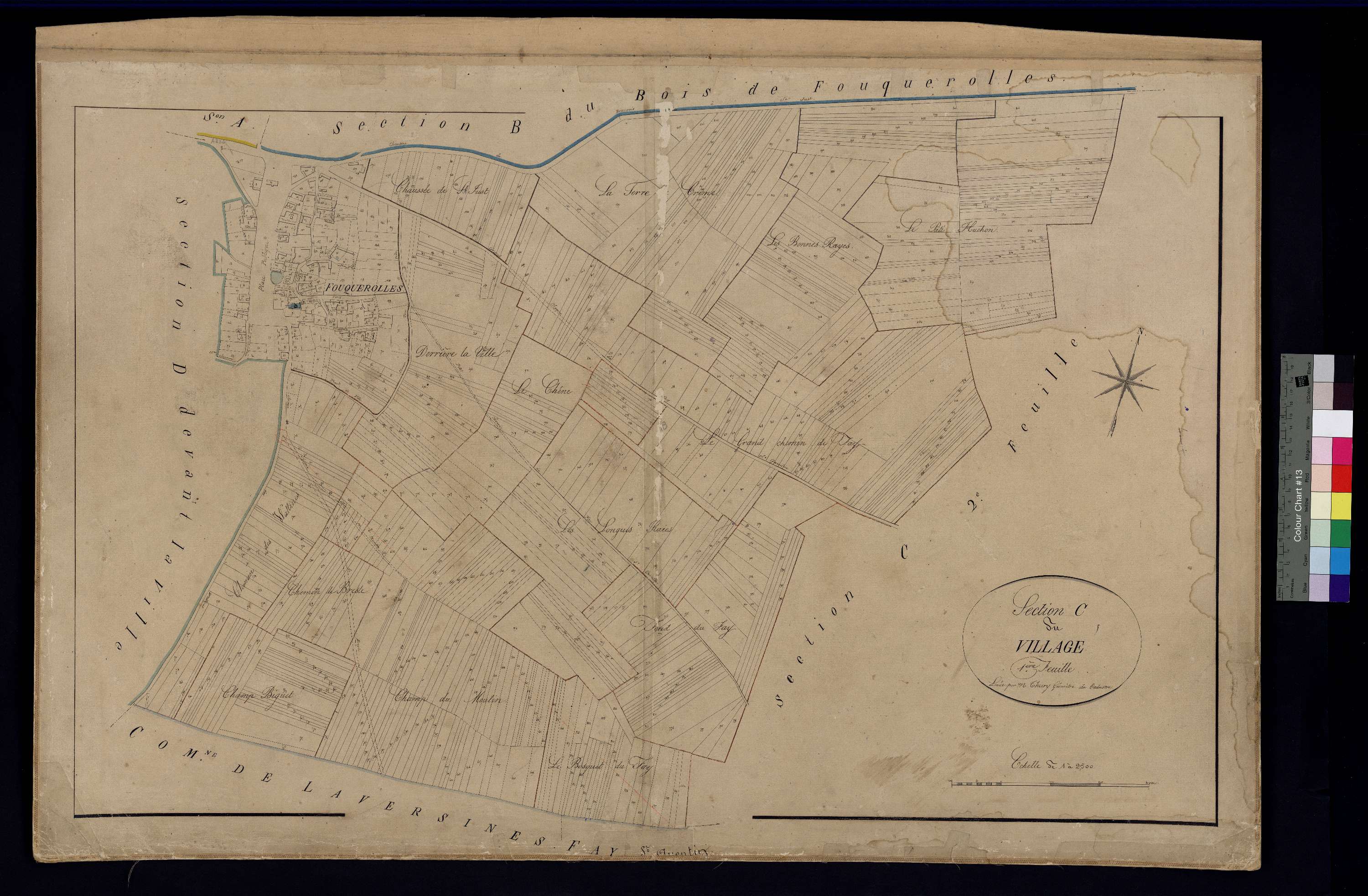 Fouquerolles - Cadastre napoléonien, section C1