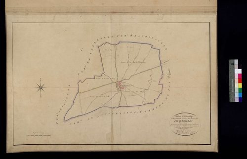 Fouquerolles - Cadastre napoléonien, tableau d'assemblage