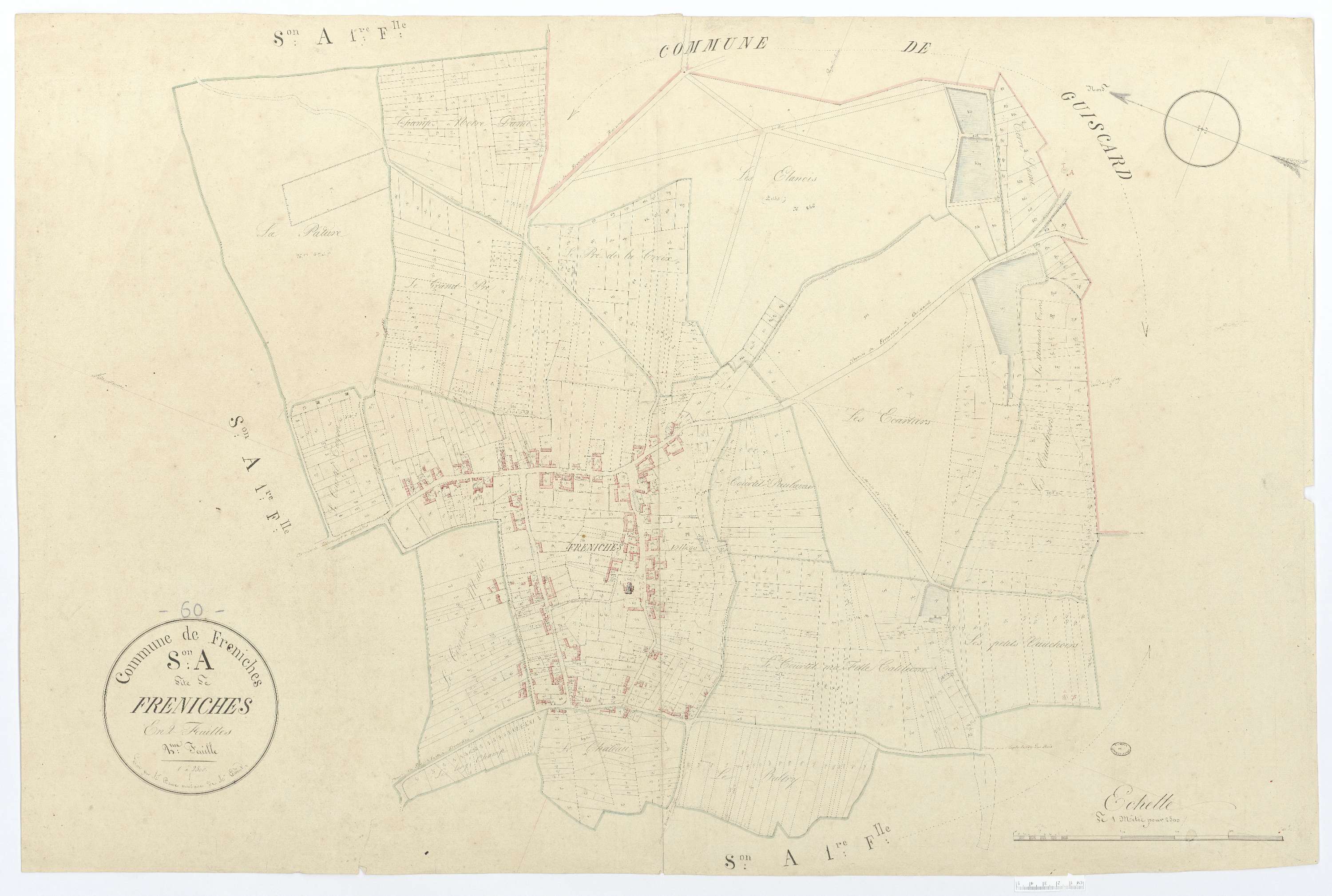 Fréniches - Cadastre napoléonien, section A2