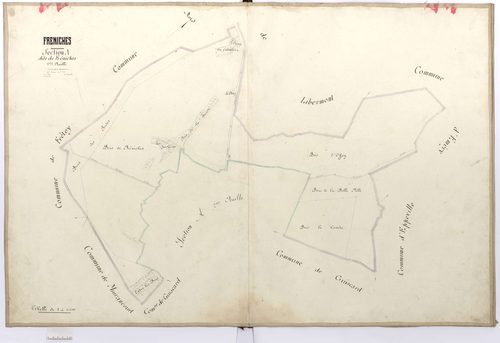 Fréniches - Cadastre napoléonien, section A1