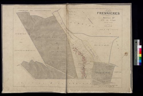 Fresnières - Cadastre napoléonien, section A