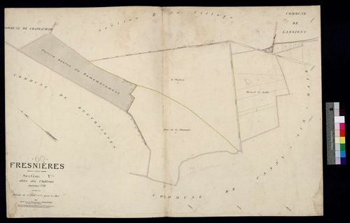 Fresnières - Cadastre napoléonien, section Y, ancienne section B
