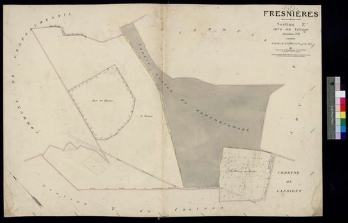 Fresnières - Cadastre napoléonien, section Z, ancienne section A