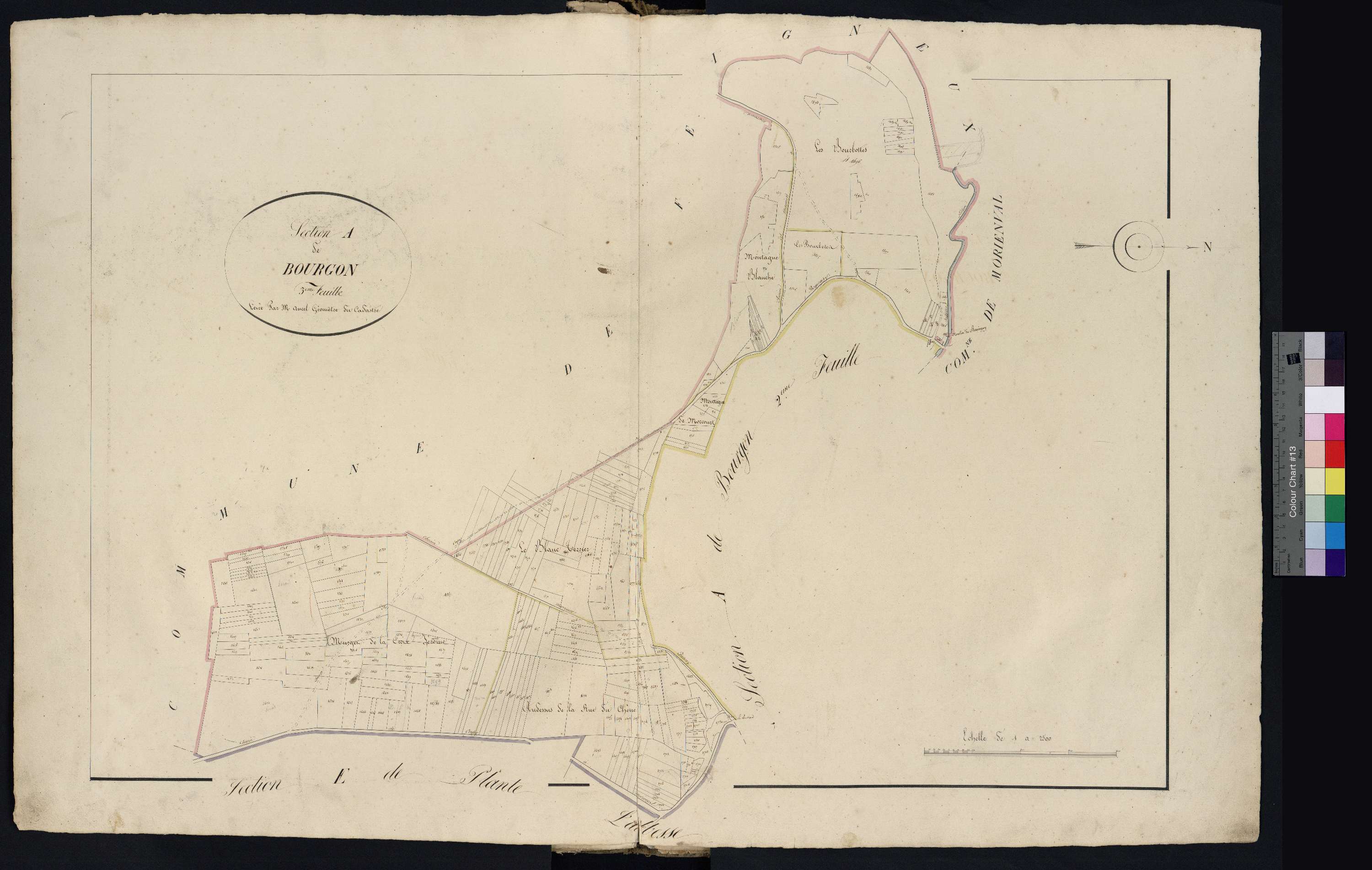 Fresnoy-la-Rivière - Cadastre napoléonien, section A3