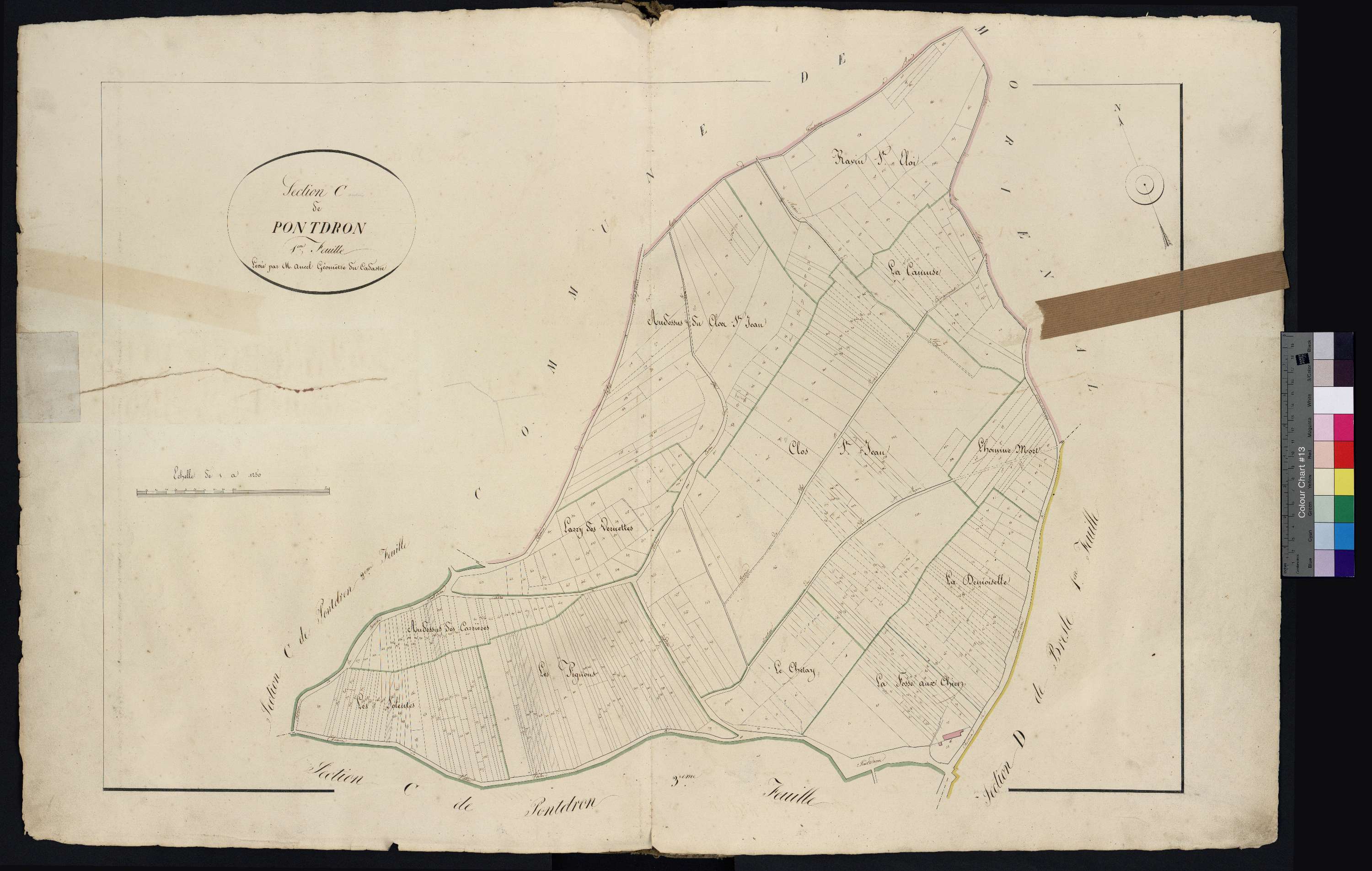 Fresnoy-la-Rivière - Cadastre napoléonien, section C1