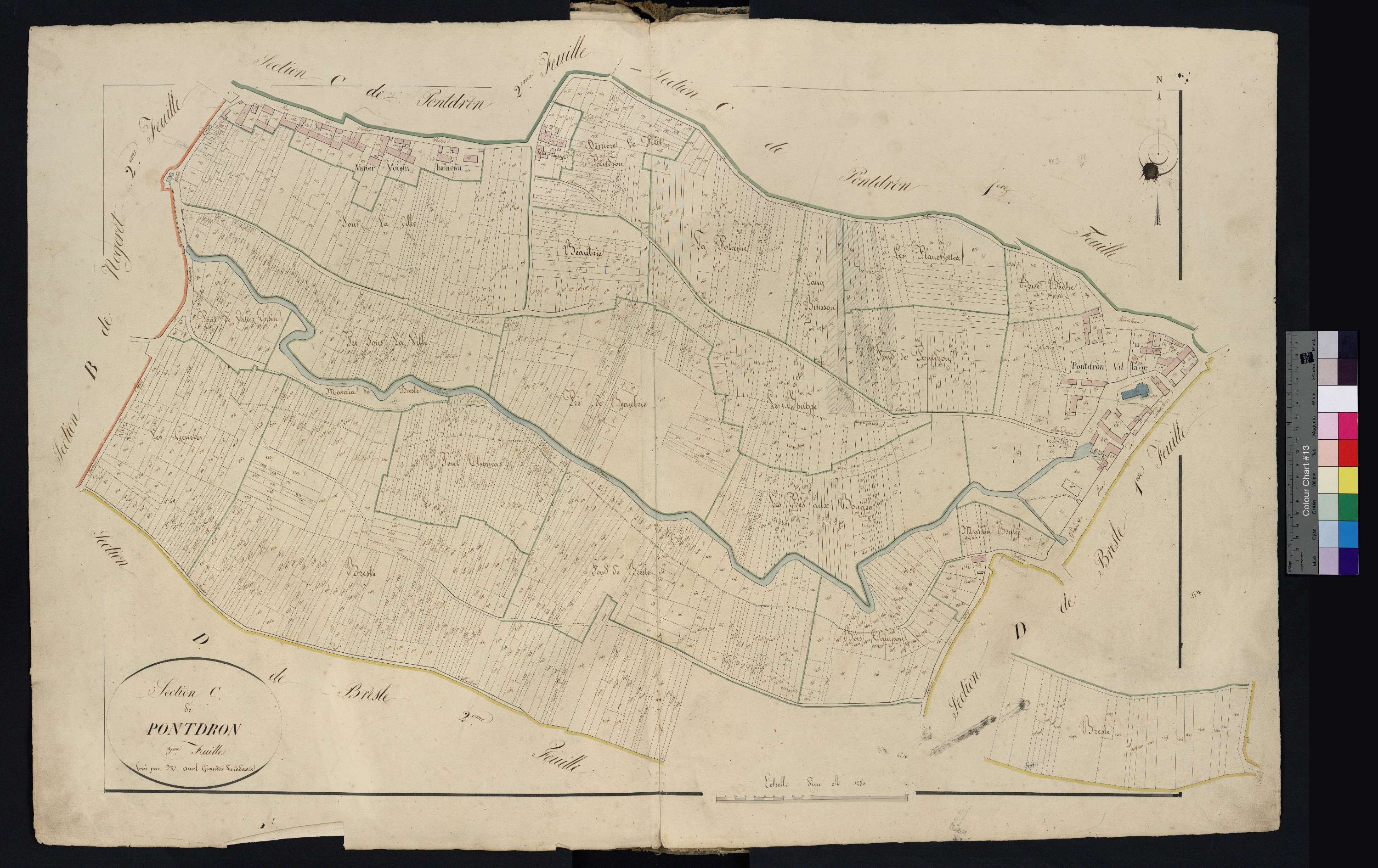 Fresnoy-la-Rivière - Cadastre napoléonien, section C3