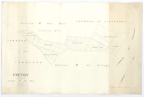 Frétoy-le-Château - Cadastre napoléonien (copie), section A2