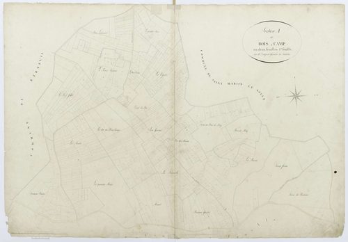 Frocourt - Cadastre napoléonien, section A1