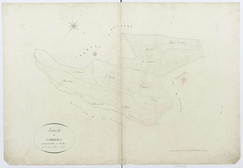 Frocourt - Cadastre napoléonien, section B1