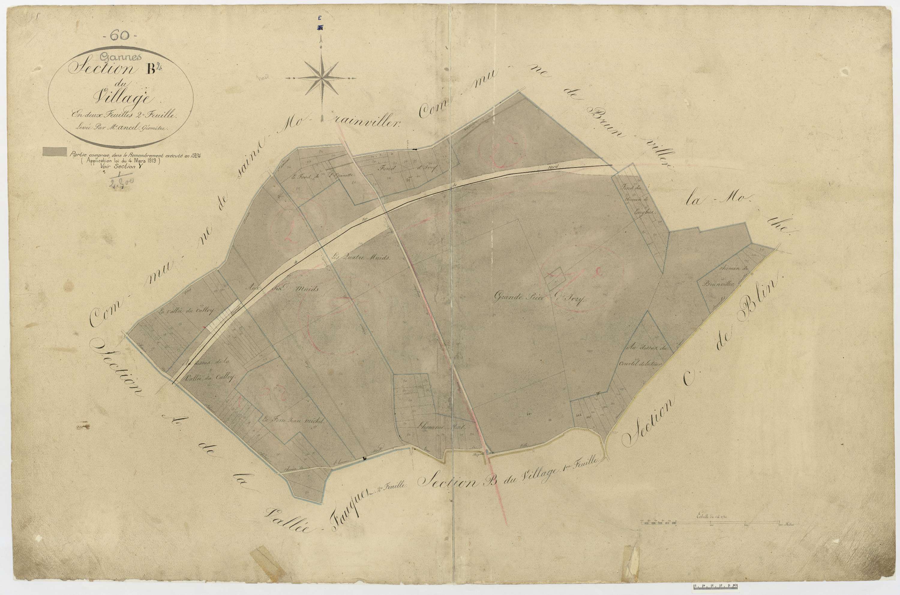 Gannes - Cadastre napoléonien, section B2