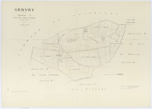 Genvry - Cadastre napoléonien (copie), section A2