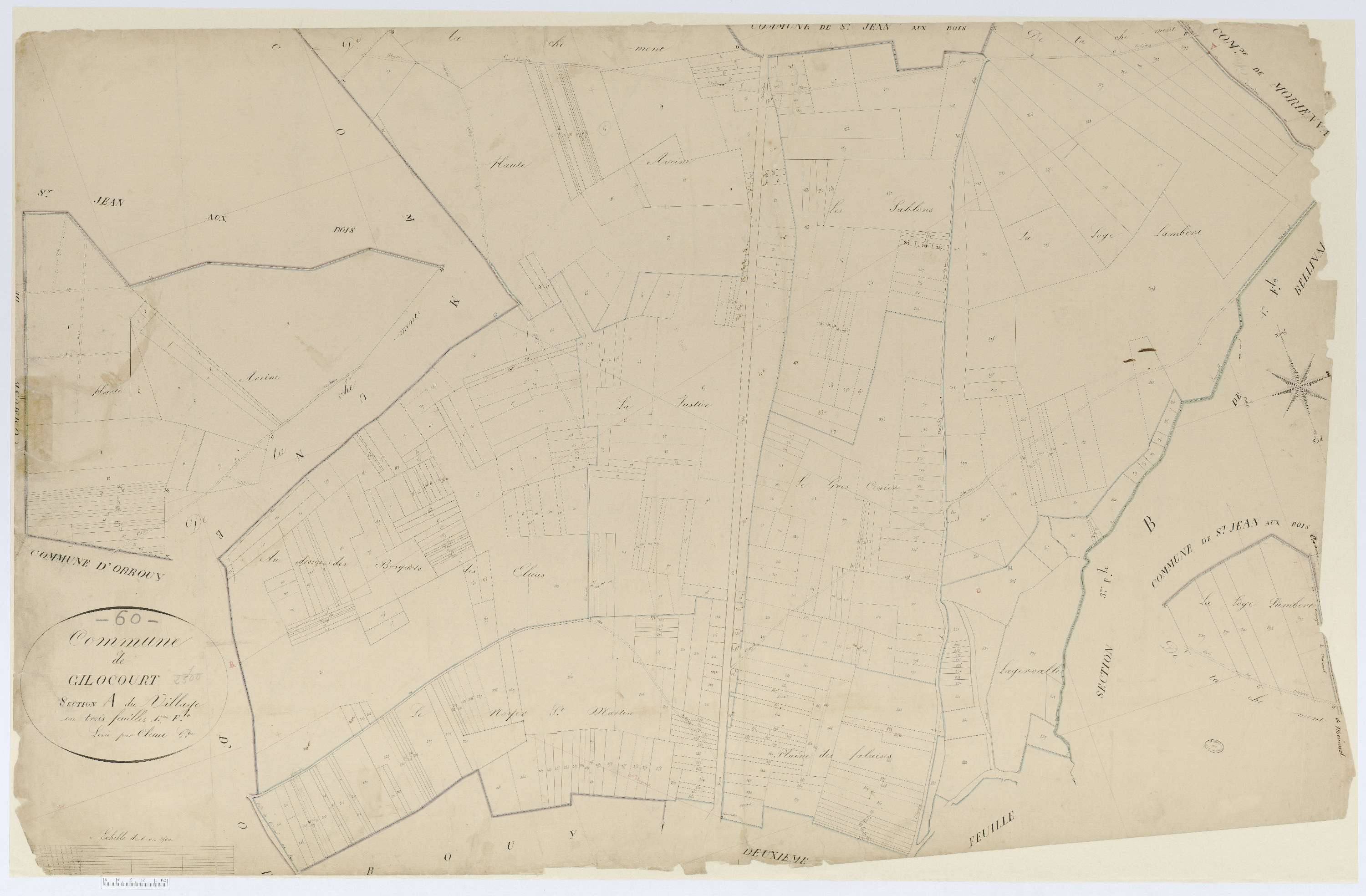 Gilocourt - Cadastre napoléonien, section A1