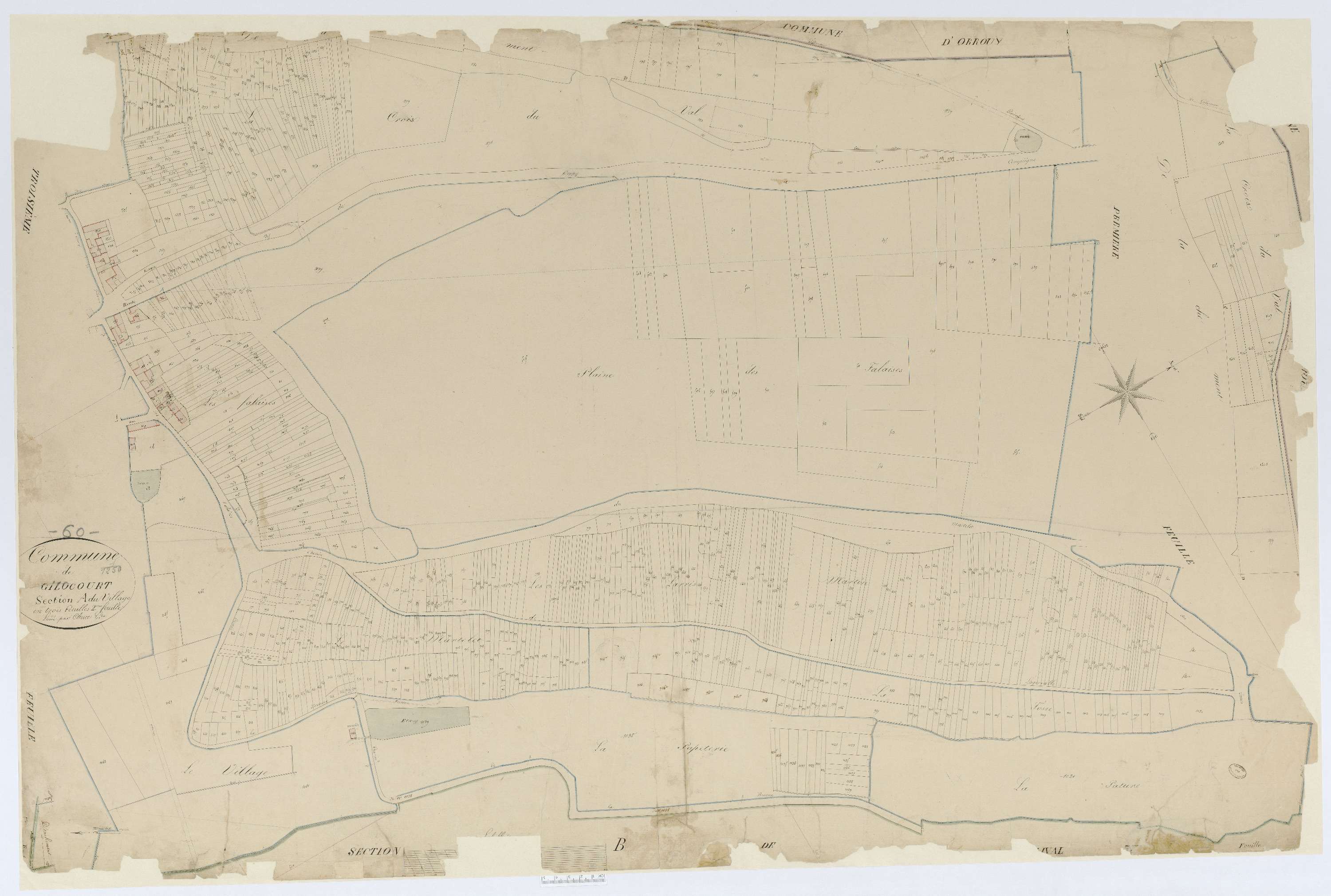 Gilocourt - Cadastre napoléonien, section A2