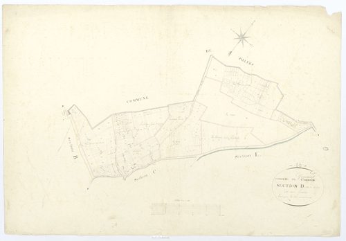 Giraumont - Cadastre napoléonien, section D