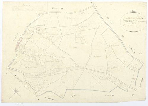 Giraumont - Cadastre napoléonien, section E