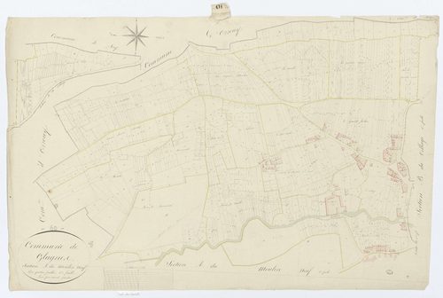 Glaignes - Cadastre napoléonien, section A1
