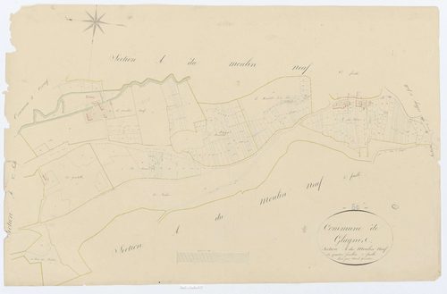 Glaignes - Cadastre napoléonien, section A2