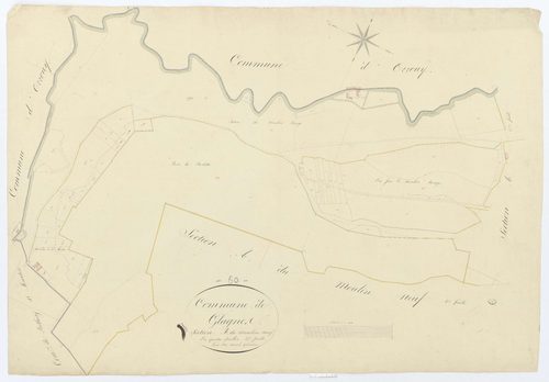 Glaignes - Cadastre napoléonien, section A3