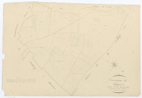 Glaignes - Cadastre napoléonien, section A4