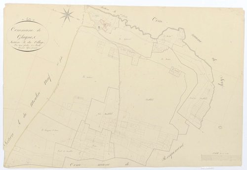Glaignes - Cadastre napoléonien, section B2
