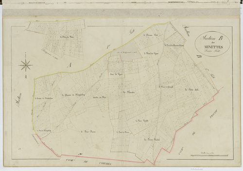 Godenvillers - Cadastre napoléonien, section B2