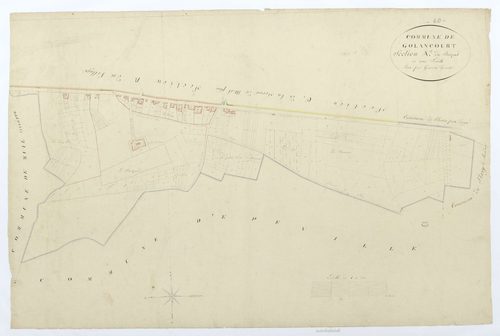 Golancourt - Cadastre napoléonien, section A, feuille unique
