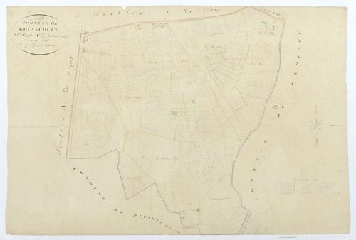 Golancourt - Cadastre napoléonien, section C, feuille unique