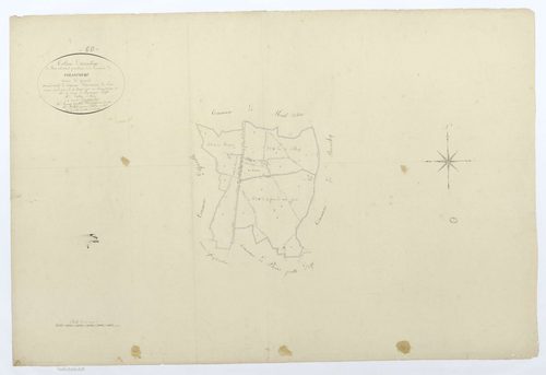 Golancourt - Cadastre napoléonien, tableau d'assemblage