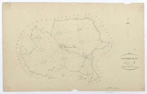 Gondreville - Cadastre napoléonien, section A, feuille unique