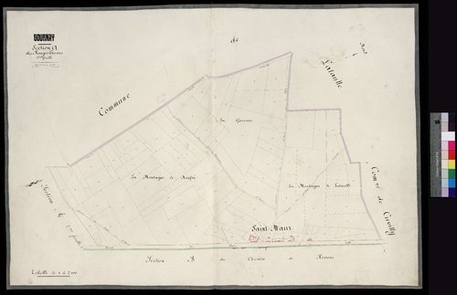 Gournay-sur-Aronde - Cadastre napoléonien, section A1