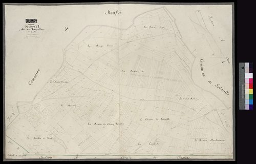 Gournay-sur-Aronde - Cadastre napoléonien, section A2