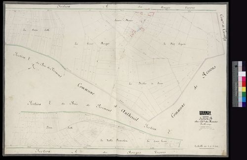 Gournay-sur-Aronde - Cadastre napoléonien, section B