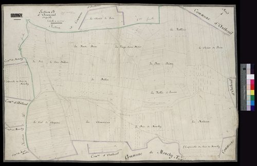 Gournay-sur-Aronde - Cadastre napoléonien, section D1