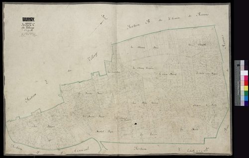 Gournay-sur-Aronde - Cadastre napoléonien, section E1