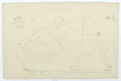 Gournay-sur-Aronde - Cadastre napoléonien, section A1