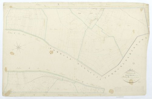 Gournay-sur-Aronde - Cadastre napoléonien, section B, feuille unique