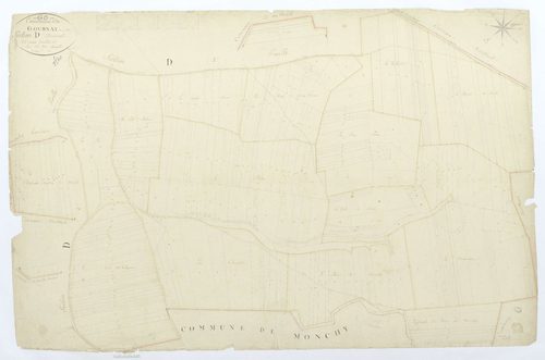 Gournay-sur-Aronde - Cadastre napoléonien, section D1