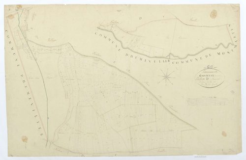 Gournay-sur-Aronde - Cadastre napoléonien, section D2
