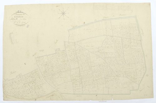 Gournay-sur-Aronde - Cadastre napoléonien, section E1