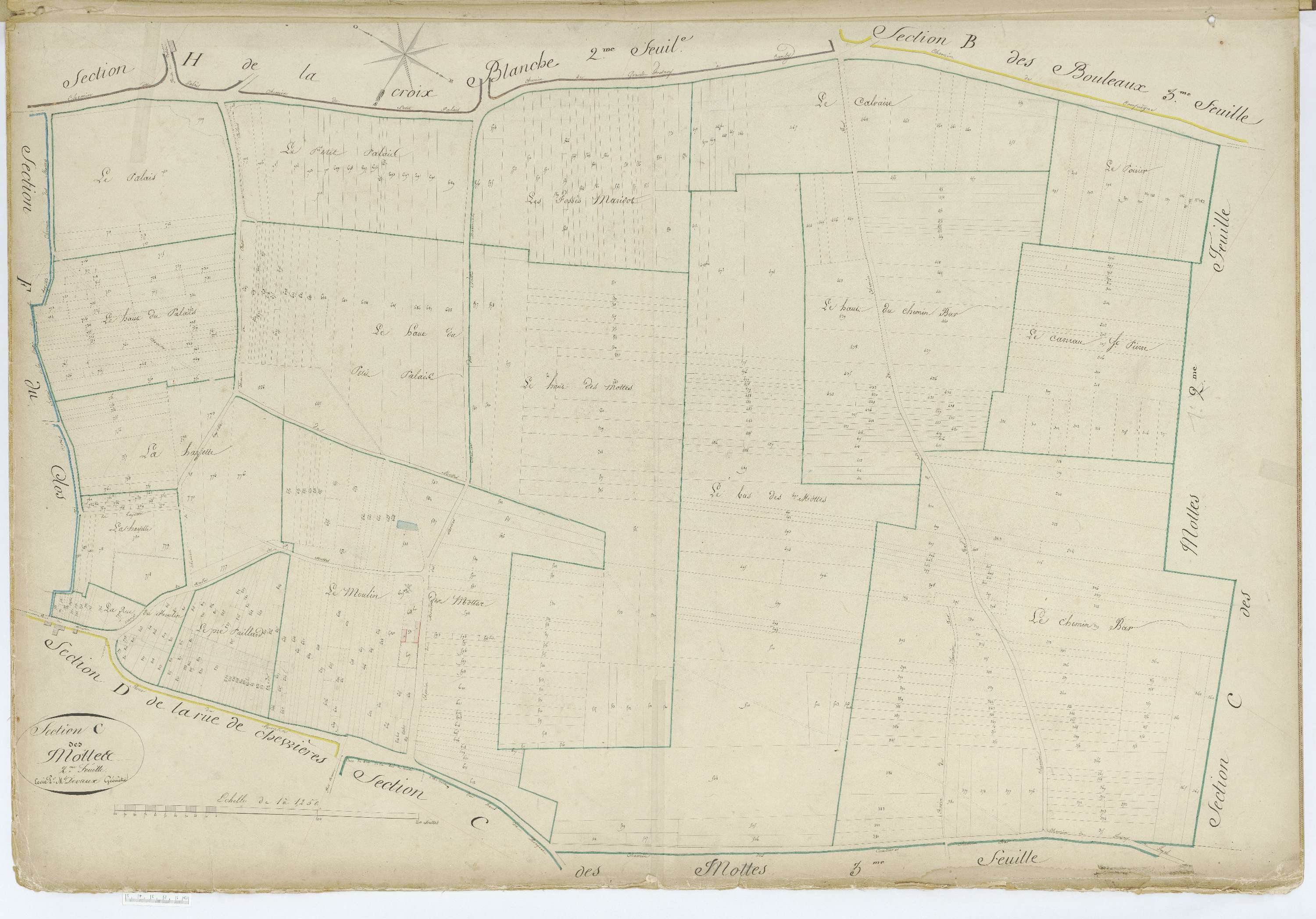 Grandfresnoy - Cadastre napoléonien, section C2