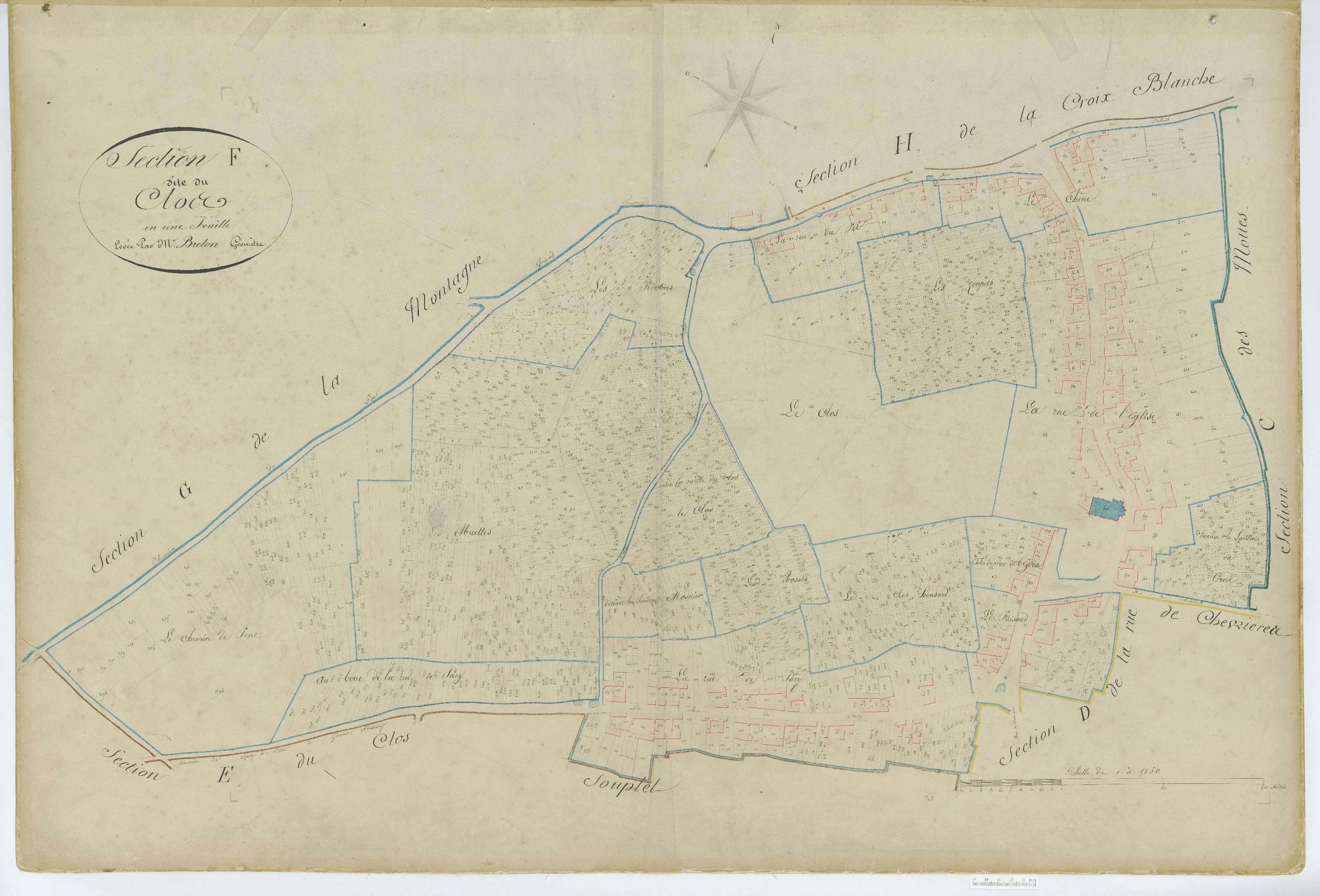 Grandfresnoy - Cadastre napoléonien, section F