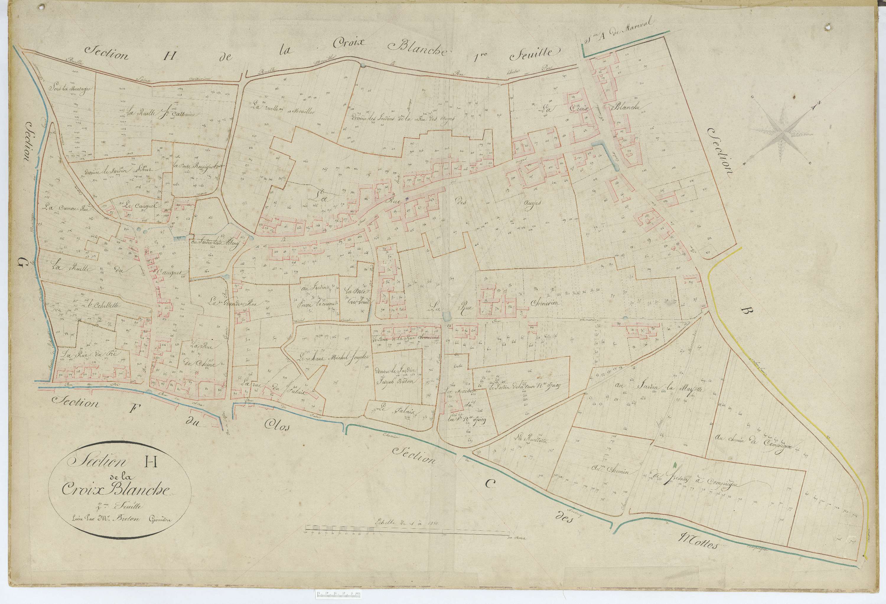 Grandfresnoy - Cadastre napoléonien, section H2