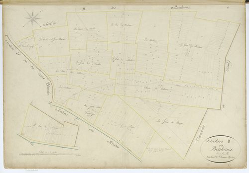 Grandfresnoy - Cadastre napoléonien, section B3