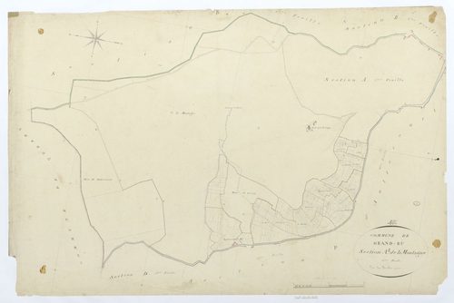 Grandrû - Cadastre napoléonien, section A1
