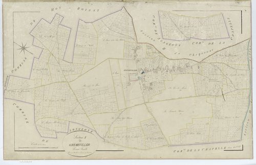 Grémévillers - Cadastre napoléonien, section A