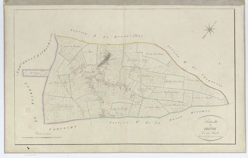 Grémévillers - Cadastre napoléonien, section D