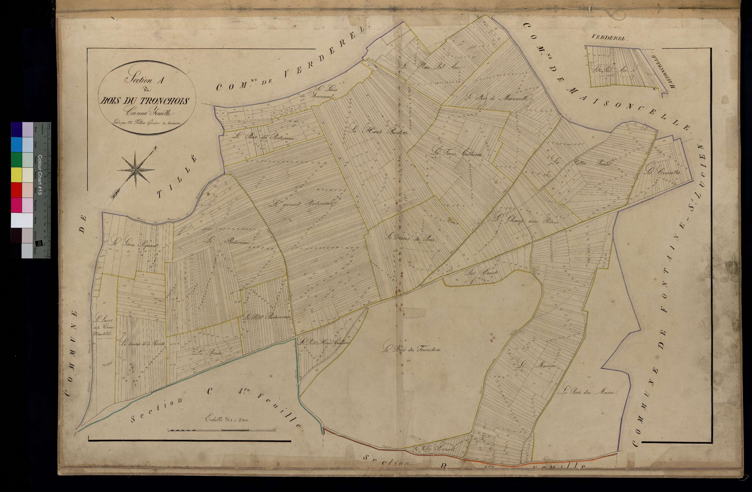 Guignecourt - Cadastre napoléonien, section A