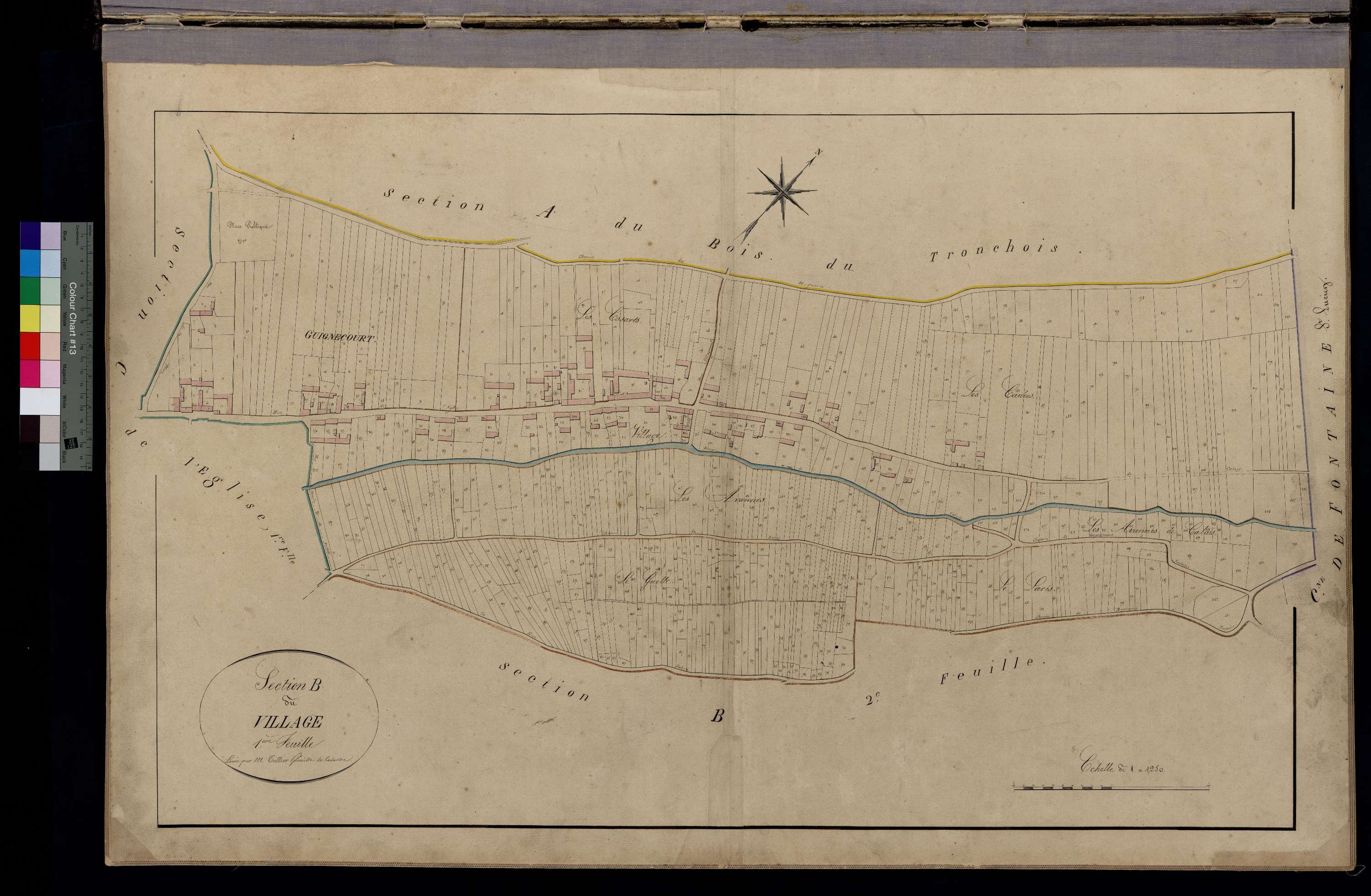 Guignecourt - Cadastre napoléonien, section B1