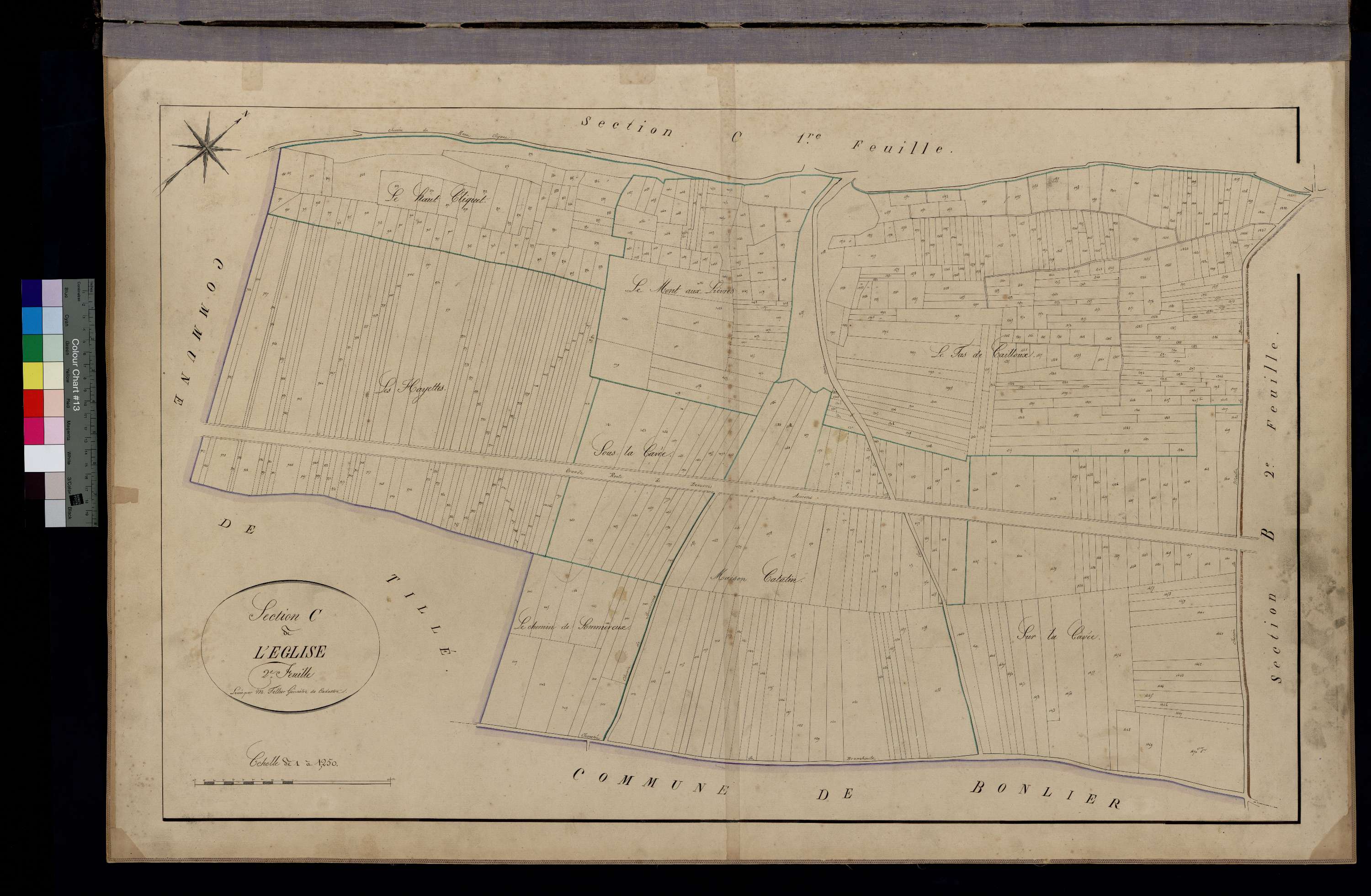 Guignecourt - Cadastre napoléonien, section C2