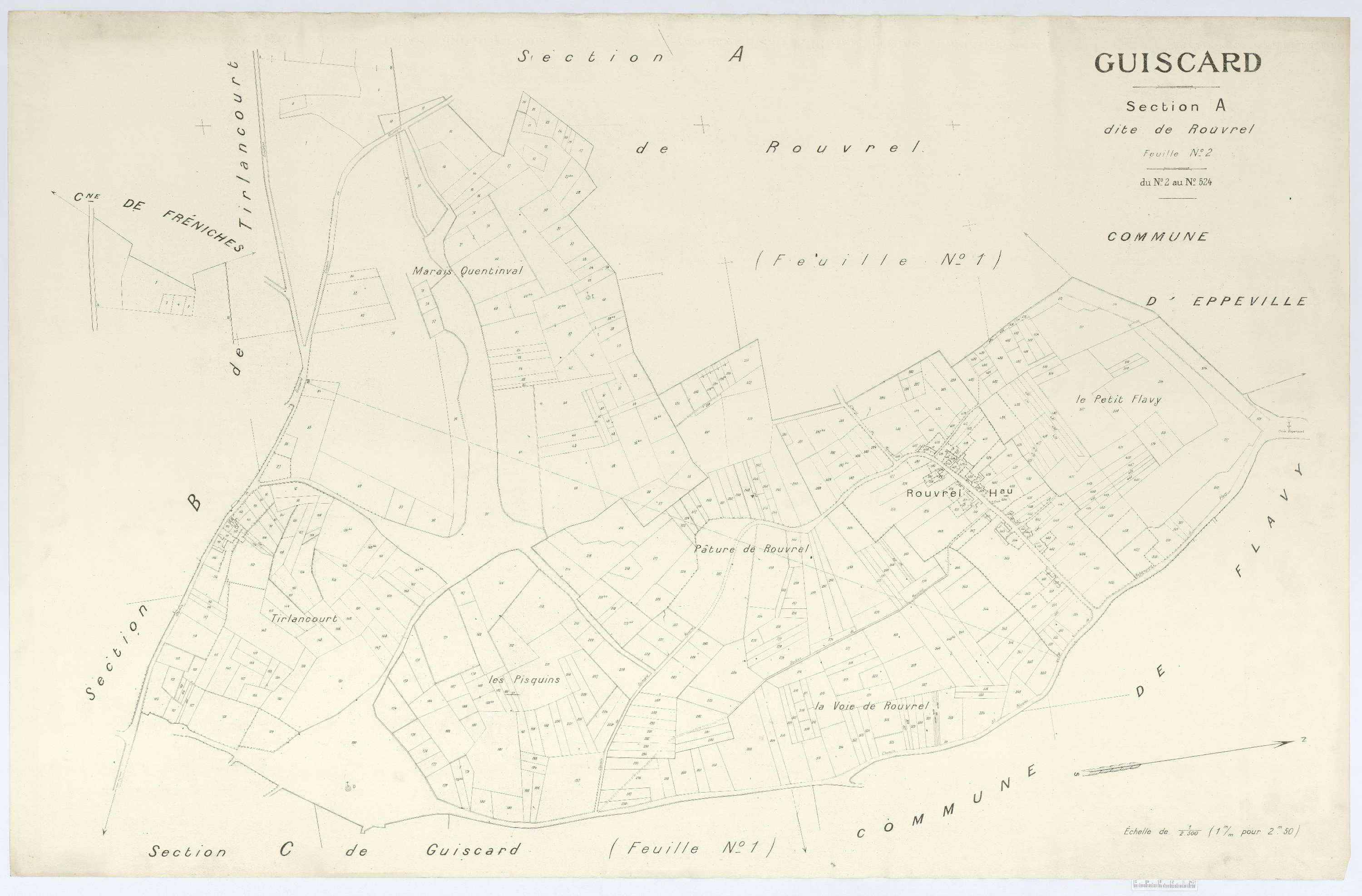 Guiscard - Cadastre napoléonien (copie), section A2